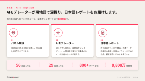 サービスご紹介資料 3ページ目